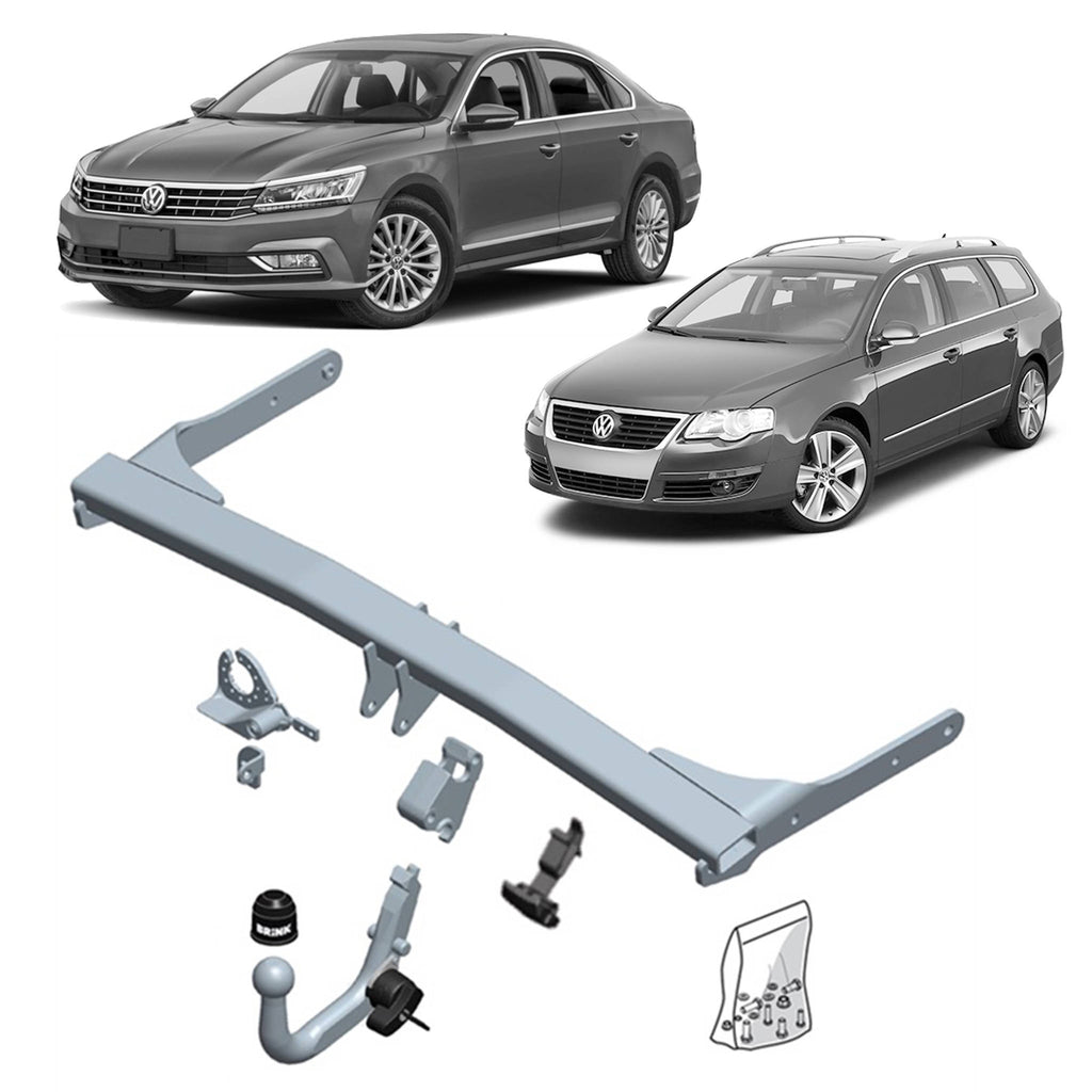 Brink Towbar for Volkswagen Passat (06/2008 - on), Volkswagen Passat (08/2010 - 10/2015), Volkswagen CC (11/2011 - on)