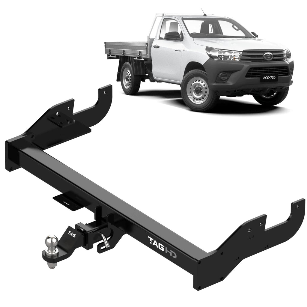 TAG Heavy Duty Towbar for Toyota Hilux with Extended Tray (04/05 - on)