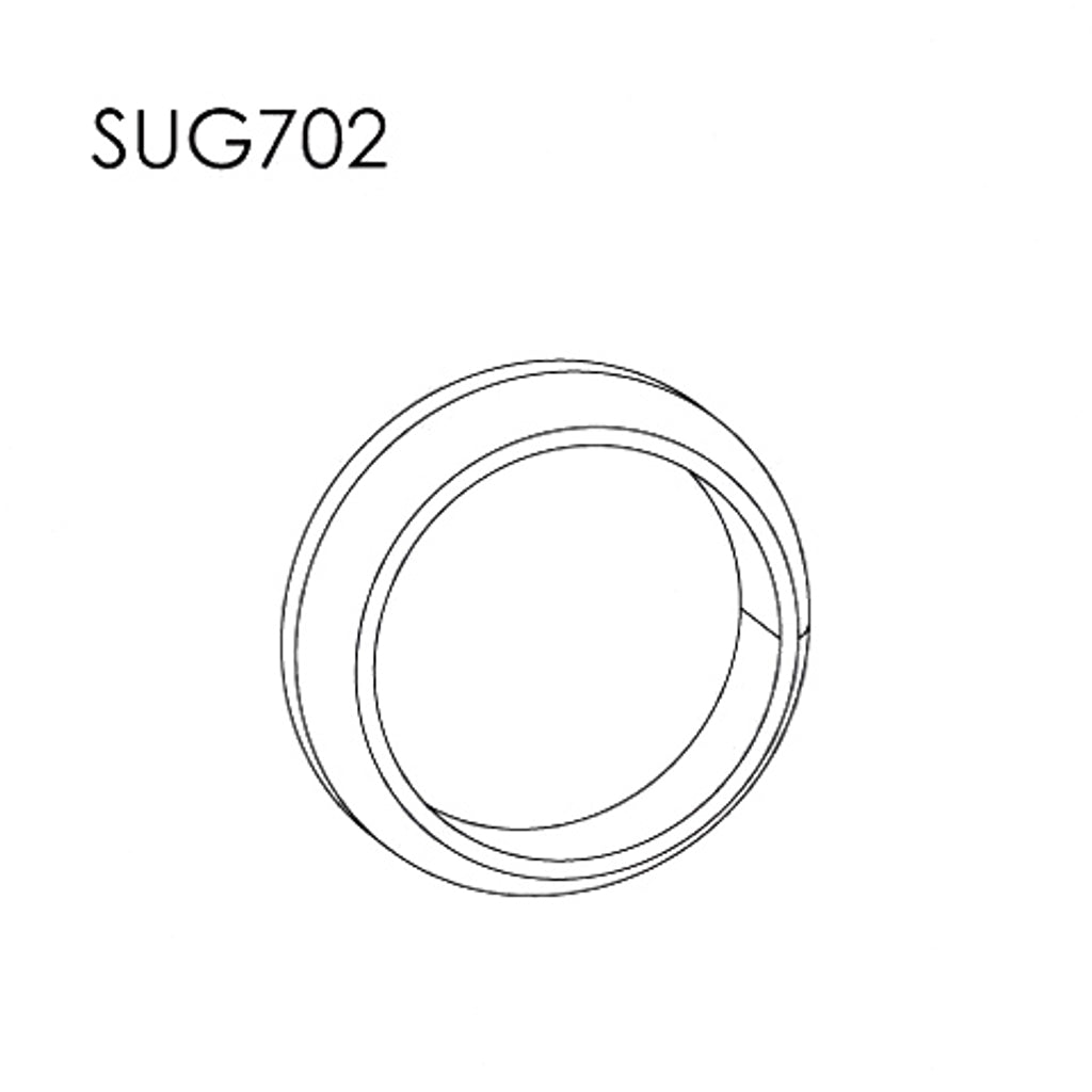 Single Taper Ring Gasket - ID 45mm, OD 61mm, THK 17mm, Graphite